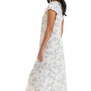 NWT Ralph Lauren Ivory Floral Sleepwear Gown Large